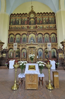 Interior of the Church of the Holy Mother of God