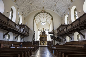 Regensburg Prints: Interior of the Church of the Holy Trinity, Regensburg, UNESCO World Heritage Site