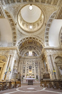 Images Dated 14th May 2009: Interior of the church of San Biagio, Montepulciuano, Tuscany, Italy, Europe