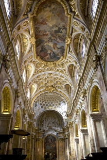 Opulence Prints: Interior of Church of San Luigi dei Francesi, Rome, Lazio, Italy, Europe