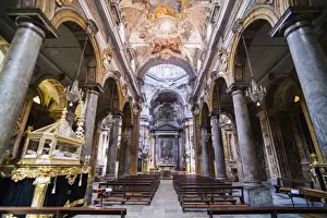Palermo Prints: Interior of The Church of San Matteo