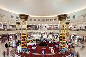 Shopping Mall Prints: Interior of Deira City Centre Shopping Mall, Dubai, United Arab Emirates, Middle East