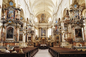 Lithuanian Prints: Interior, Dominican Church of the Holy Spirit