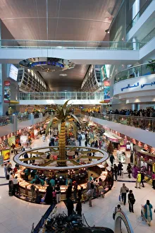Dubai Prints: Interior, Dubai International Airport, Dubai, United Arab Emirates, Middle East
