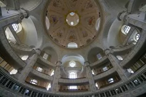 Images Dated 2nd June 2009: Interior of Frauenkirche (Church of Our Lady), Dresden, Saxony, Germany, Europe