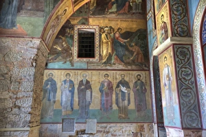 Kremlin Prints: Interior fresco paintings, St. Sophia Cathedral, Kremlin, UNESCO World Heritage Site