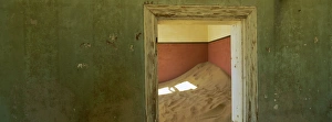 Kolmanskop Prints: Interior of German house in the deserted mining town