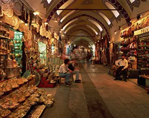 Stall Prints: Interior of the Grand Bazaar in Istanbul