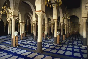 Mosques Prints: Interior, Grand Mosque, Kairouan, UNESCO World Heritage Site, Tunisia, North Africa