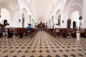 Trinidad Prints: Interior of Iglesia de la Sant