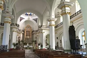 Images Dated 6th November 2010: Interior of The Lady of Guadalupe Church, Puerto Vallarta, Jalisco, Mexico, North America