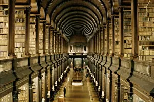 Irish Gallery: Interior of the Library