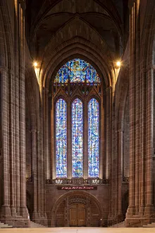 Interior of Liverpool Cathedral, Liverpool, Merseyside, England, United Kingdom, Europe