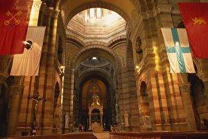 Interior of Major cathedral, Marseille, Provence, France, Europe