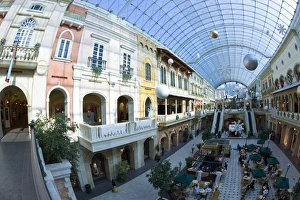 Dubai Prints: Interior of Mercato Mall, Jumeirah, Dubai, United Arab Emirates, Middle East