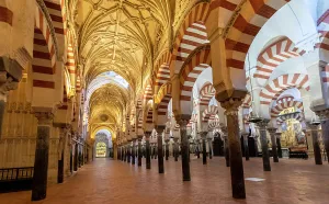 Archway Prints: Interior of The Mosque (Mezquita) and Cathedral of Cordoba
