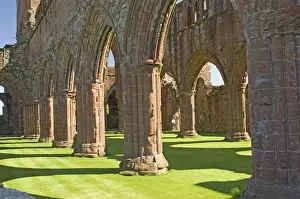 Sweetheart Prints: Interior of the nave of the 13th century Cistercian Sweetheart Abbey
