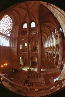 Pari Prints: Interior, Notre Dame, Paris, France, Europe