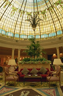 Lobby Prints: Interior, Palace Hotel, Madrid, Spain, Europe