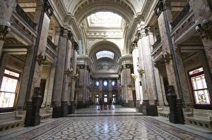 Interior of Palacio Legislativo, the main building of government, Montevideo