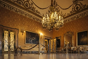 Rope Prints: Interior of Palazzo Reale di Napoli, Naples, Campania, Italy, Europe