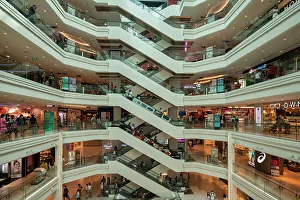 Adults Prints: Interior of Plaza Singapura, Singapore, Southeast Asia, Asia