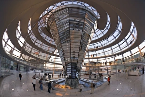 Reichstag Prints: Interior of Reichstag (Parliament building)