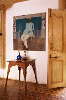 Picture Prints: Detail of the interior of a restored traditional Pol house