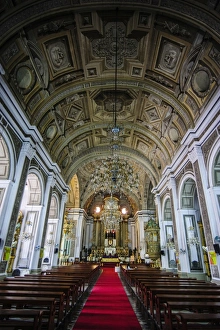 Interior of the San Augustin Church, Intramuros, Manila, Luzon, Philippines, Southeast Asia, Asia