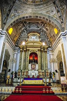 Luzon Prints: Interior of the San Augustin Church