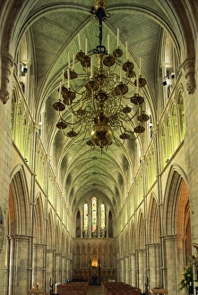 Southwark Prints: Interior of Southwark Cathedral, Southwark, south London, England, United Kingdom, Europe