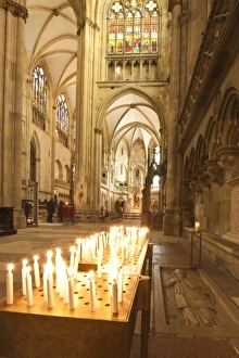 Large Group Prints: Interior of St. Peters Cathedral in Regensburg