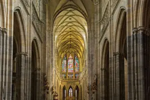 Bohemia Prints: Interior of St. Vitus Cathedral
