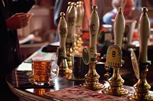 Eating And Drinking Prints: Interior of the Sun Pub, London, England, United Kingdom, Europe