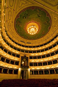 Parma Prints: Interior of Teatro Regio, Parma, Emilia Romagna, Italy, Europe