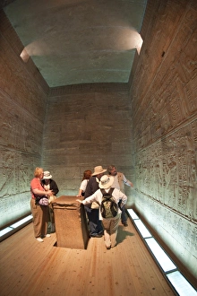 Philae Prints: Interior of the Temple of Philae, near Aswan, Egypt, North Africa, AFrica