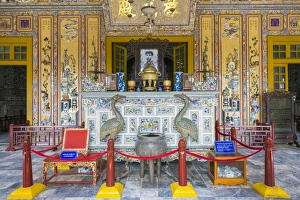 Place Of Burial Prints: Interior of Tomb of Khai Dinh (Lang Khai Dinh)