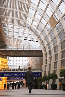 International Prints: Interior view of Hong Kong International airport, Hong Kong, China, Asia