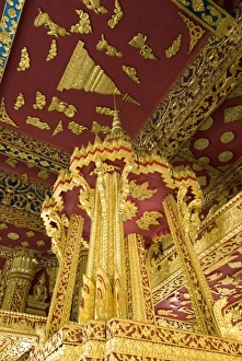 Wat Sen Prints: Interior, Wat Sen, Luang Prabang, Laos, Indochina, Southeast Asia, Asia