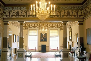 Chandelier Prints: Interior of the Writers Gallery