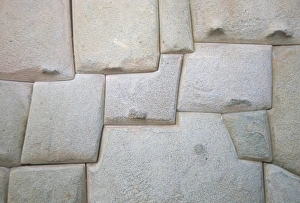Interlocking Inca stonework in granite