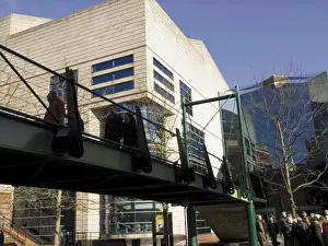 Midland Prints: International Convention and Conference Centre footbridge over the Birmingham Main Line canal