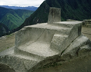 Machu Picchu Prints: The Intihuatana (hitching post for the sun)