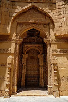 Artistry Prints: Intricate architecture of the Makli Necropolis in Thatta reflects heritage and craftsmanship in Pakistan