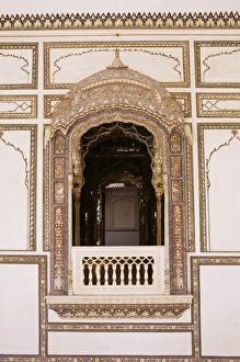 Rajput Prints: The intricately painted jharoka