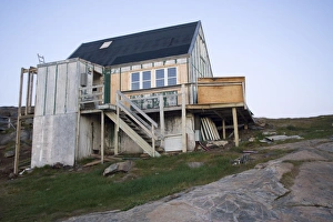 Tasiilaq Prints: Inuit house, Tasiilaq, East Coast, Greenland, Polar Regions