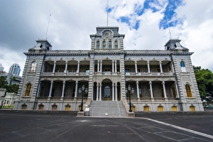 Pacific Islands Prints: Iolani Palace, Honolulu, Oahu, Hawaii, United States of America, Pacific