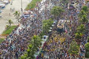 Ipanema Beach, Street carnival, Rio de Janeiro, Brazil, South America