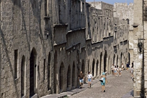 Rhodes City Prints: Ippoton, Street of Knights