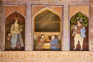 Illustration Prints: Iran, Isfahan, Chehel Sotun palace, painting, Safavide era